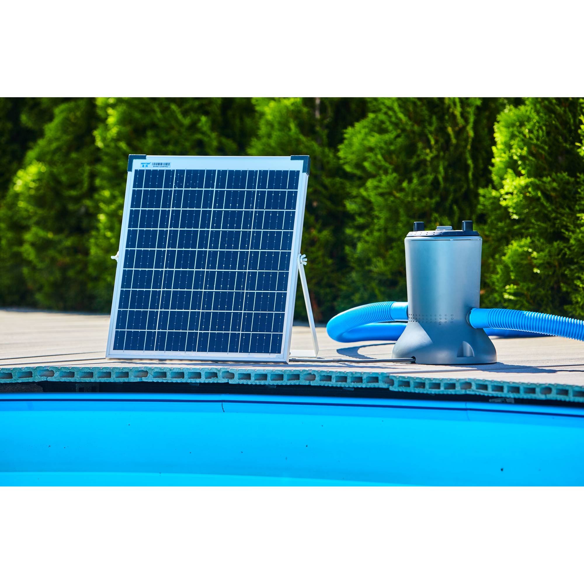 Summer Fun Solar Pool-Kartuschenfilter 1000 l/h inkl. Solarmodul